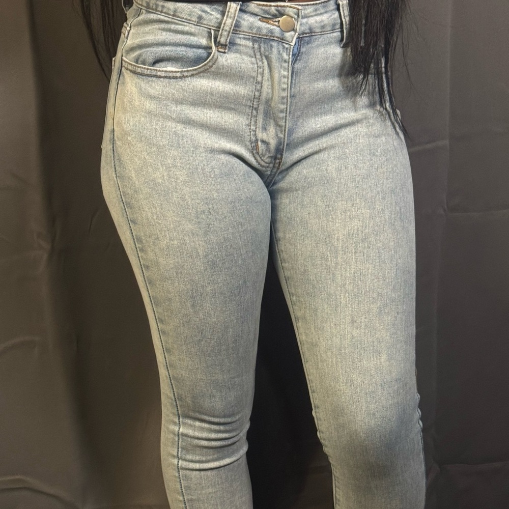 SHEIN Classic Blue Skinny Jeans